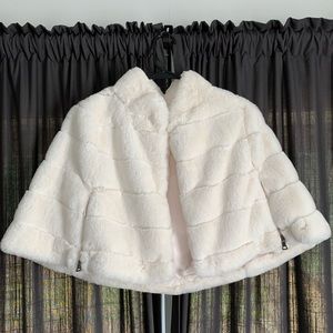 Betsey Johnson Faux Fur cape